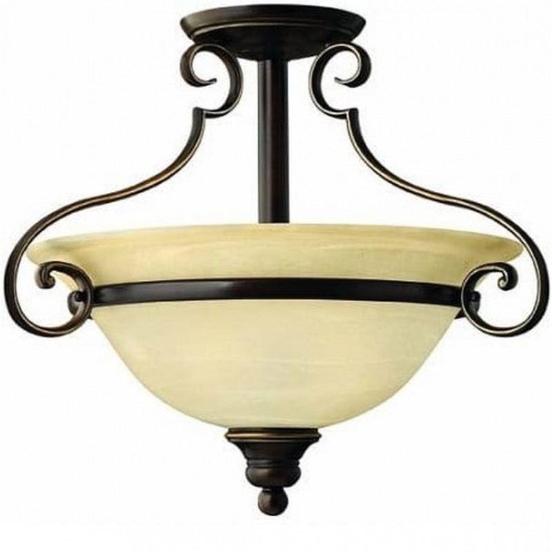 An image of Goshen Antique Semi-Flush Light