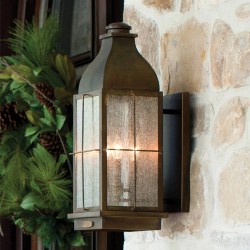 Talpa Vintage Brass Wall Lantern Wall image
