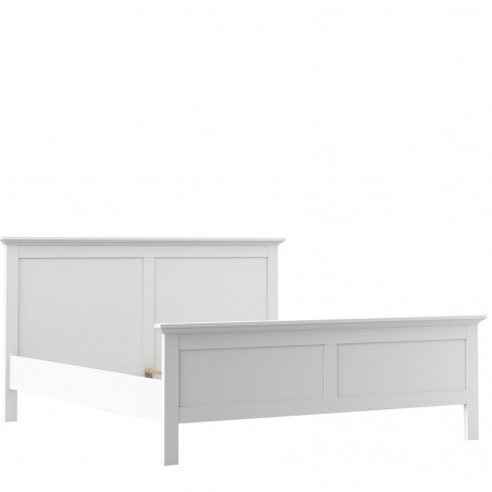 Marlow King Size Bed in white,