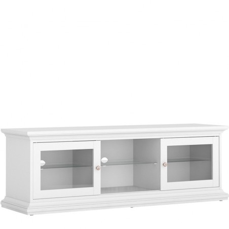 Marlow TV Unit - Two Doors & Shelf - White