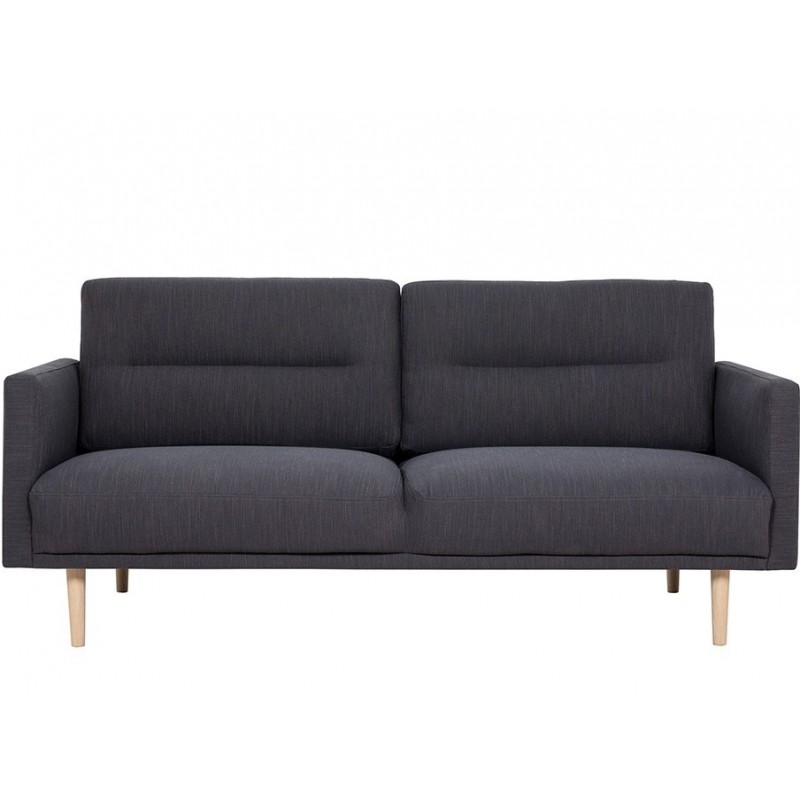 Kempsey 2.5 Seater Sofa in anthracite, oak legs