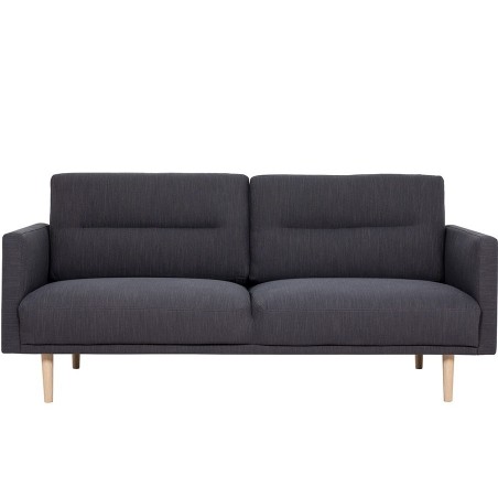 Kempsey 2.5 Seater Sofa in anthracite, oak legs