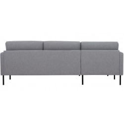 Grey sofa, rear view