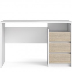 Cavaco Three Drawer Functional Desk Front View