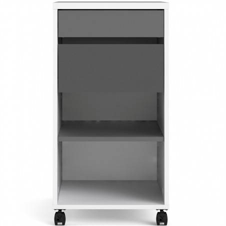 Cavaco Two-Drawer Mobile File Cabinet Front View