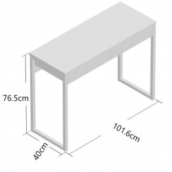 Cavaco Two Drawer Functional Desk - Dimensions