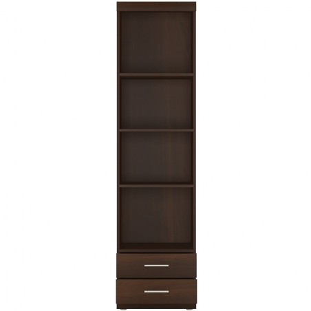 Imperial Tall Narrow Bookcase Front View