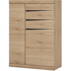Kensington Two Door & Three Drawer Cabinet Angled View