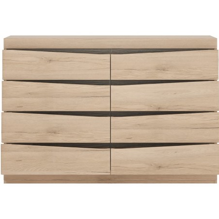 Kensington Wide Eight Drawer Chest Front View