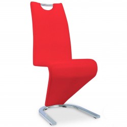 Piquet Dining Chair in Red