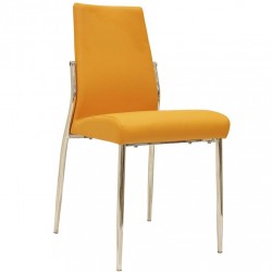 Hectoria dining chair in orange