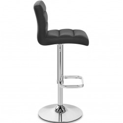Snella Faux Leather Bar Stool Side View