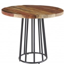 Funki Coastal Round Dining Table, front view