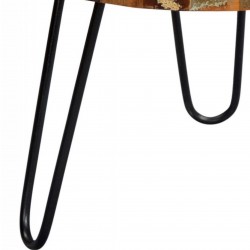 Funki Coastal Drum Side Table leg, detail