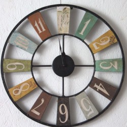 Jalada Industrial Style Metal Clock