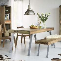 Linford Large Dining Table mood Shot