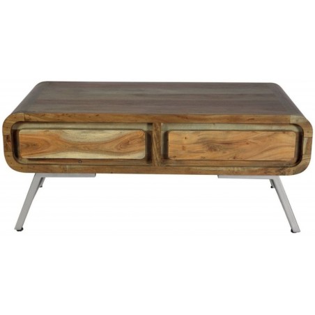 Linford Two Drawer Coffee Table Front View