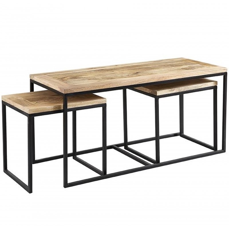 An image of Kinver Industrial Coffee Table Set