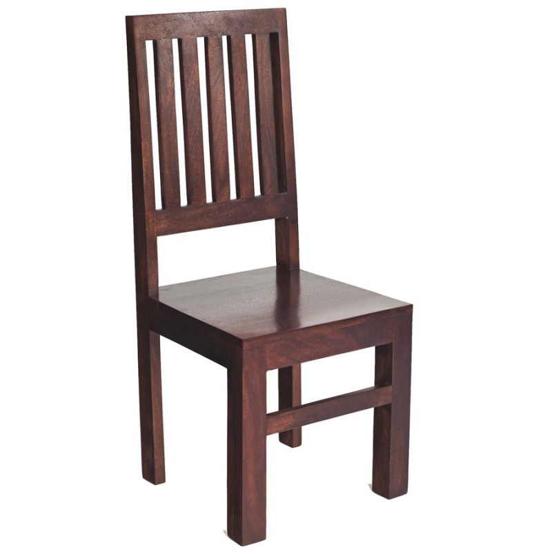 Indore Dark Mango Slat Back Chair