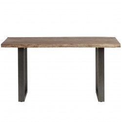 Baltic Live Edge Dining Table - Medium Front View