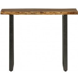 Baltic Live Edge Console Table front View