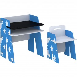 Kidsaw Star Desk & Chair - Blue
