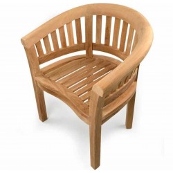 Oxford Classic Wooden Armchair Angled View