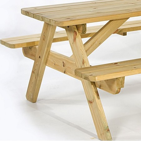 Ensis Classic 4 Seater Picnic Table seat detail