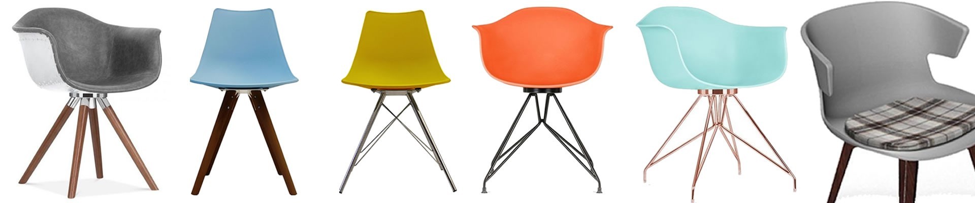 Coloured Chairs | Wood & Metal Coloured Dining Chairs